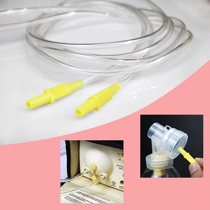 Pump in Style Tubing X4, Spare and Replacement Tubing for Medela Pump in Style Advanced Breast Pump - BPA Free (4 Pc)